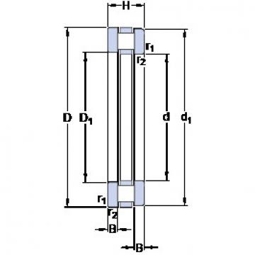 підшипник 81222 TN SKF