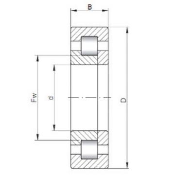 підшипник NUP2209 E CX