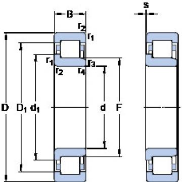 підшипник NJ 210 ECP SKF