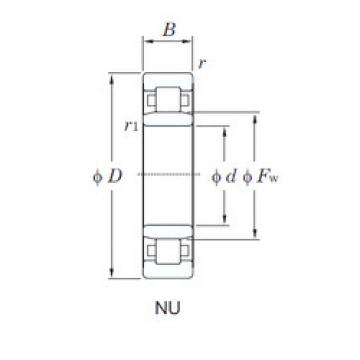 підшипник NU2307R KOYO