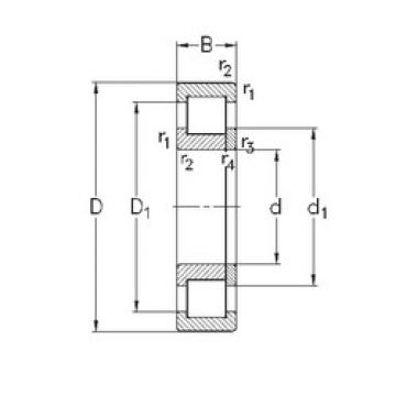 підшипник NUP224-E-MA6 NKE