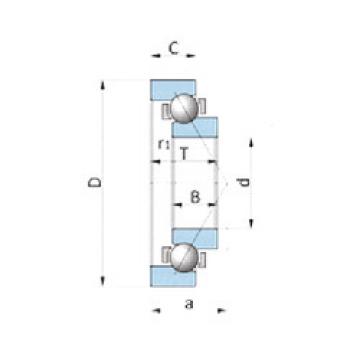 підшипник BA205-1 NSK