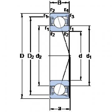 підшипник S7010 ACD/P4A SKF