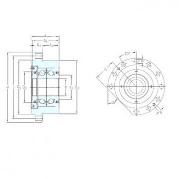 підшипник BSDU 225 FF SNFA