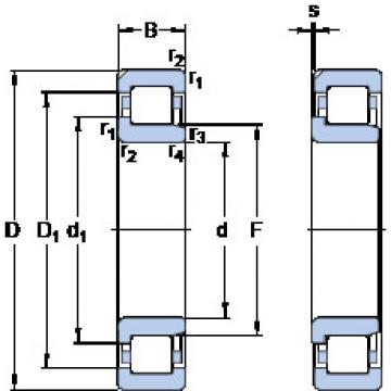 підшипник NJ 2312 ECN1ML SKF