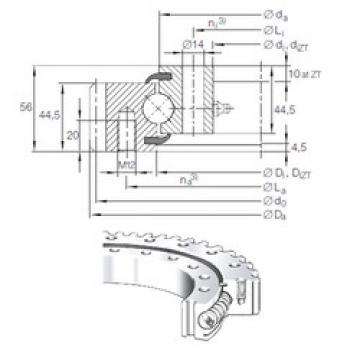 підшипник VSA 20 0744 N INA