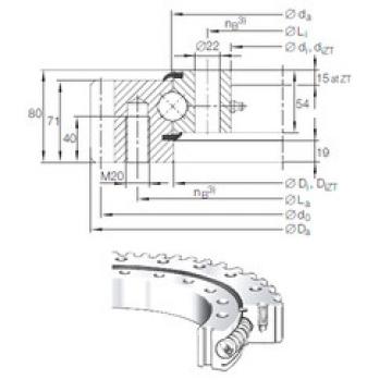 підшипник VSA 25 0855 N INA