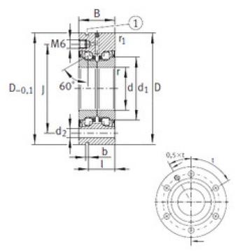 підшипник ZKLF1560-2RS-PE INA