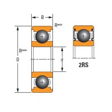  Thin Section61901-2RS-C3 TIMKEN