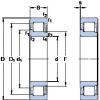 підшипник NJ 207 ECML SKF #1 small image