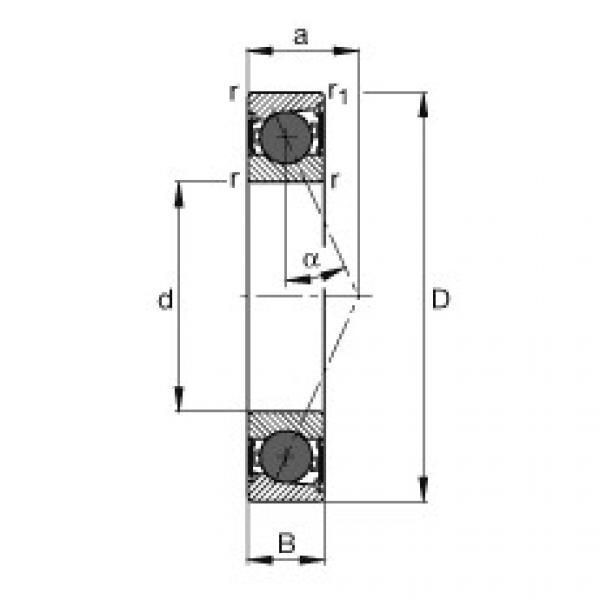 підшипник HCB7021-E-2RSD-T-P4S FAG #1 image