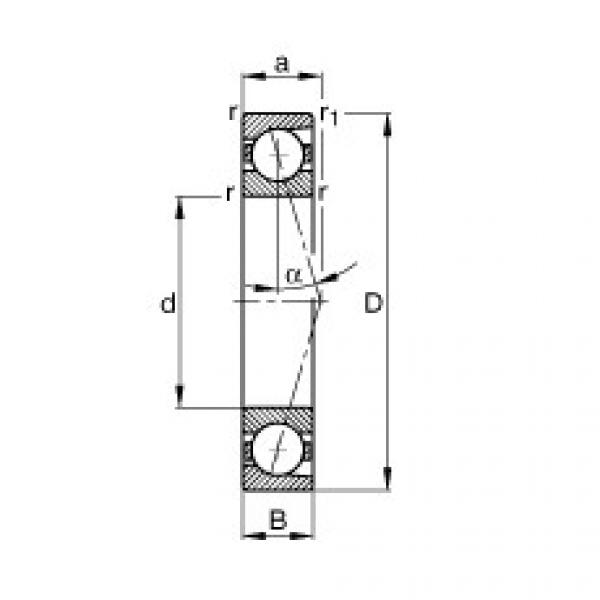 підшипник B7014-C-T-P4S FAG #1 image