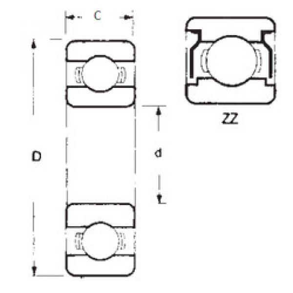 підшипник 1605ZZ FBJ #1 image