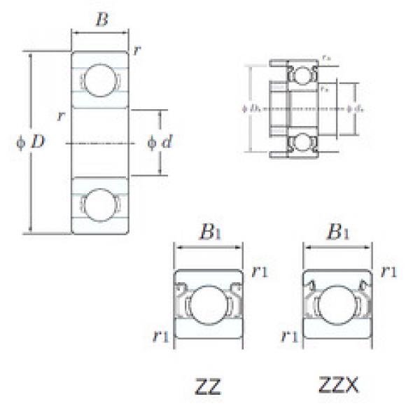 підшипник WML2508ZZX KOYO #1 image