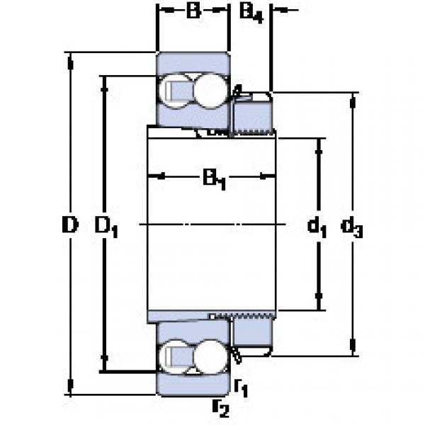 підшипник 1306 EKTN9 + H 306 SKF #1 image