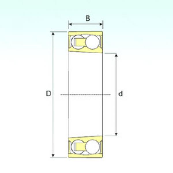 підшипник 2208-2RSKTN9 ISB #1 image