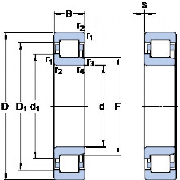 підшипник NJ 209 ECP SKF #1 image