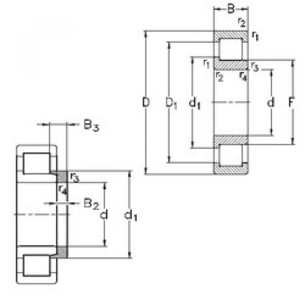 підшипник NJ208-E-TVP3+HJ208-E NKE #1 image