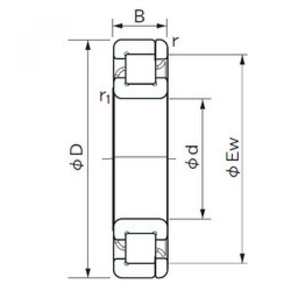 підшипник NP 408 NACHI #1 image