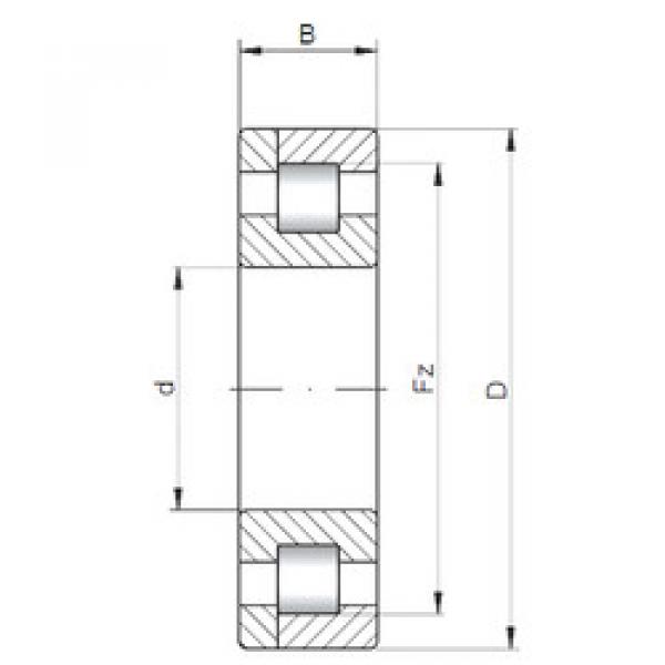 підшипник NP209 E CX #1 image