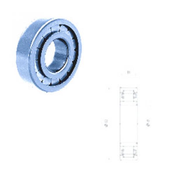 підшипник NU2307F Fersa #1 image