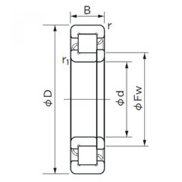 підшипник NUP 2220 NACHI #1 image