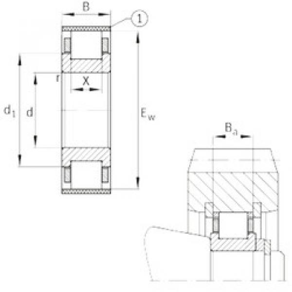 підшипник RN219-E-MPBX FAG #1 image