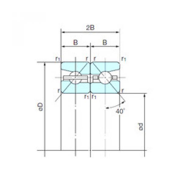 підшипник 75TBH10DB NACHI #1 image