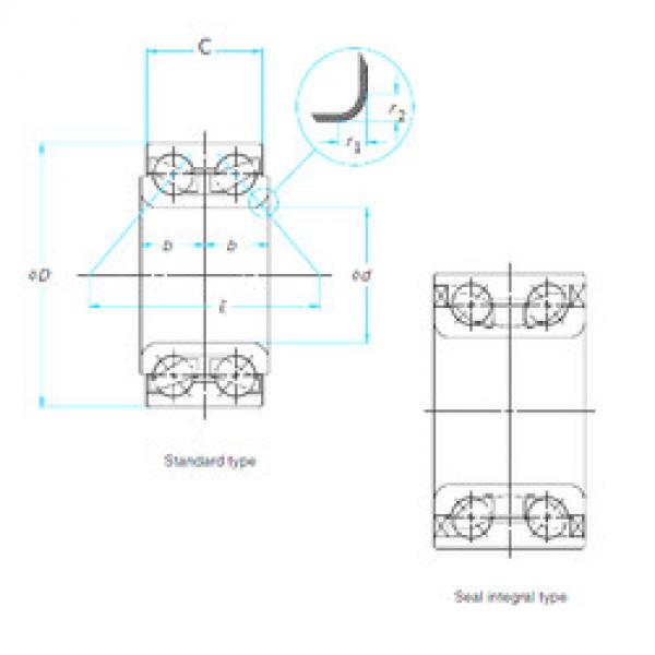 підшипник DE08A48 NTN #1 image