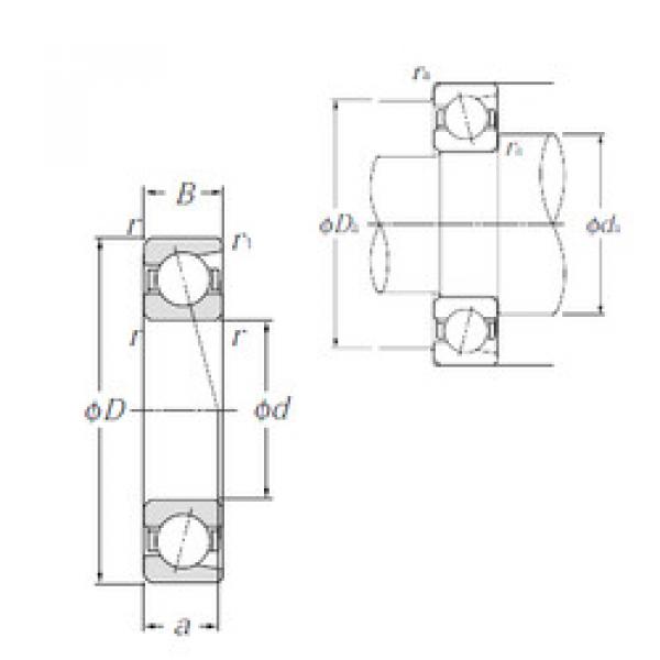 підшипник 7307B NTN #1 image