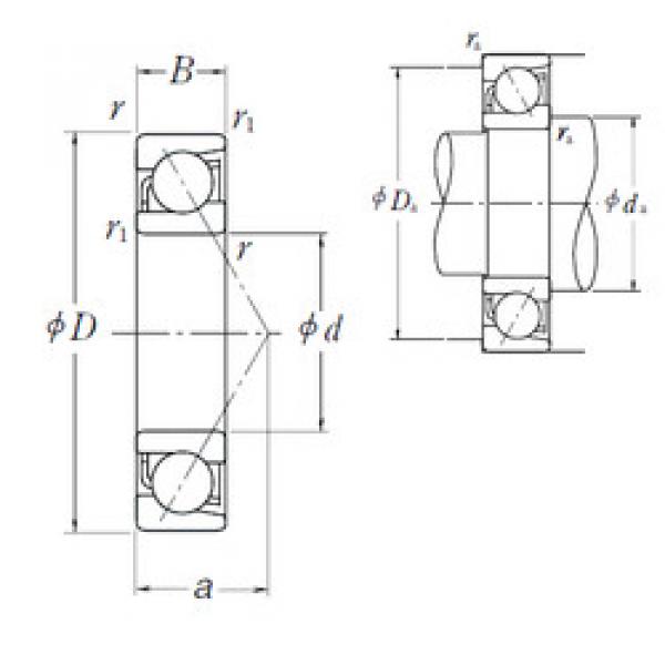 підшипник 7301 B NSK #1 image