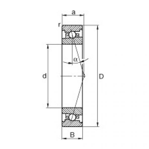 підшипник HS7017-C-T-P4S FAG #1 image