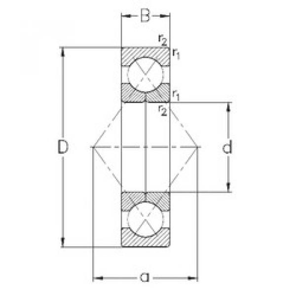 підшипник QJ204-MPA NKE #1 image