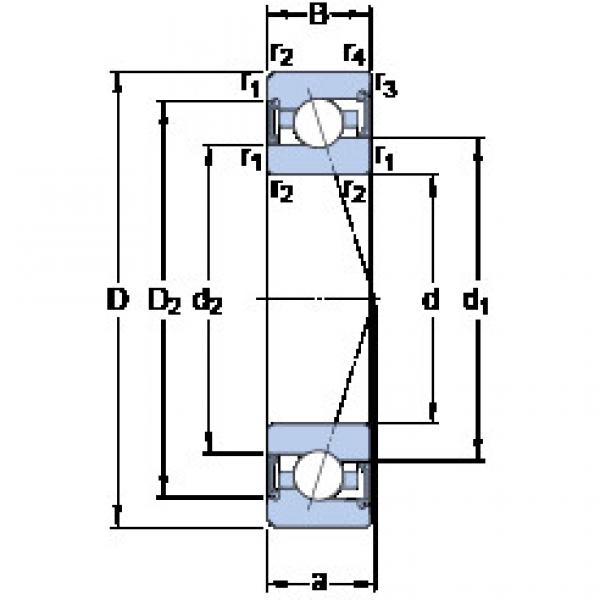 підшипник S7004 ACE/P4A SKF #1 image