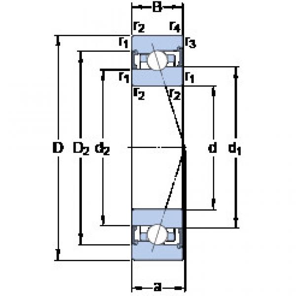 підшипник S7006 ACB/HCP4A SKF #1 image