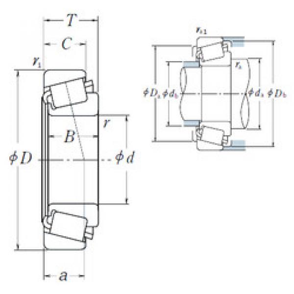 підшипник 55187/55437 NSK #1 image