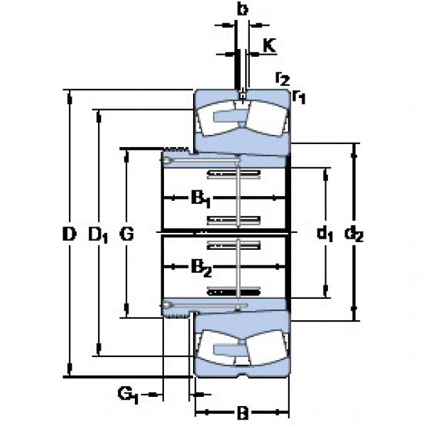 підшипник 23084 CAK/W33 + AOH 3084 G SKF #1 image