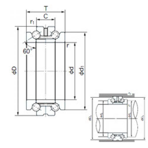 підшипник 45TAD20 NACHI #1 image