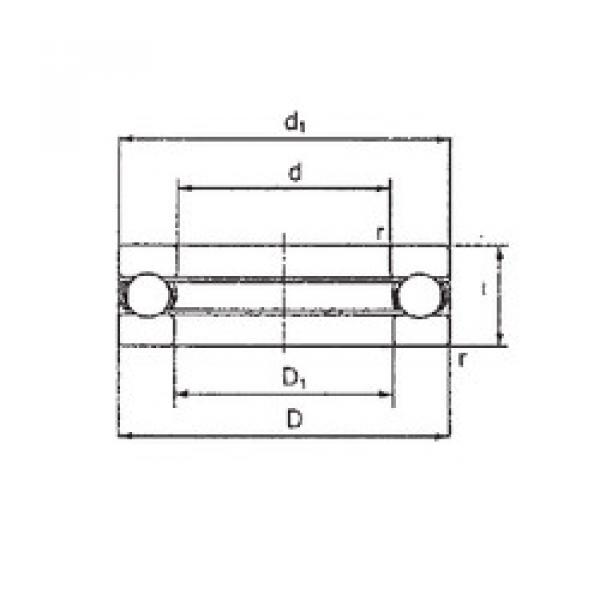 підшипник 3907 FBJ #1 image