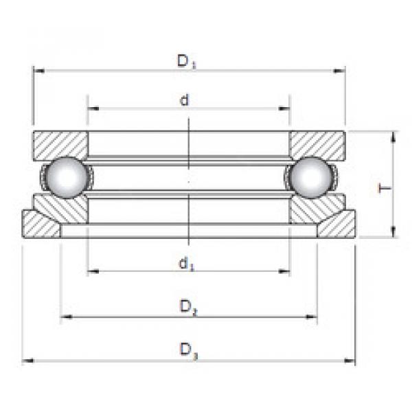 підшипник 53209U+U209 ISO #1 image