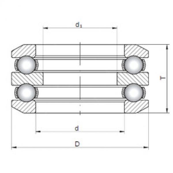 підшипник 54211 ISO #1 image