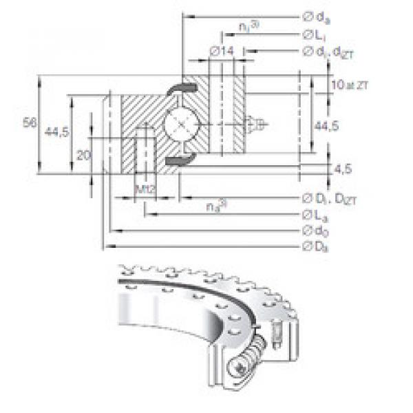 підшипник VSA 20 0744 N INA #1 image