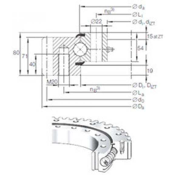 підшипник VSA 25 0855 N INA #1 image