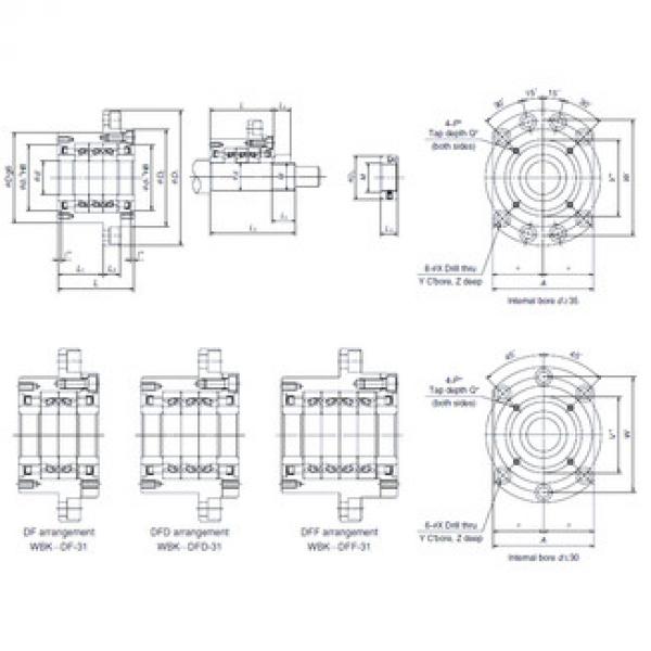 підшипник WBK35DFD-31 NSK #1 image