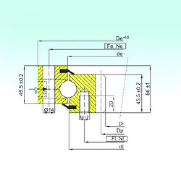 підшипник ZB1.20.0744.200-1SPTN ISB #1 image