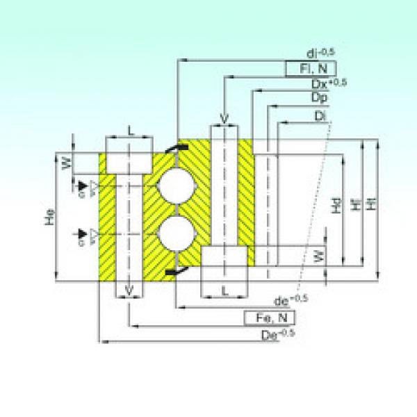 підшипник ZB2.22.0885.400-1SPPN ISB #1 image