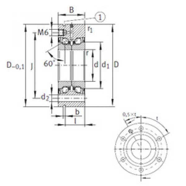 підшипник ZKLF1560-2RS-PE INA #1 image