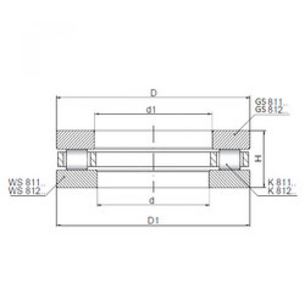 підшипник 81111 ISO #1 image