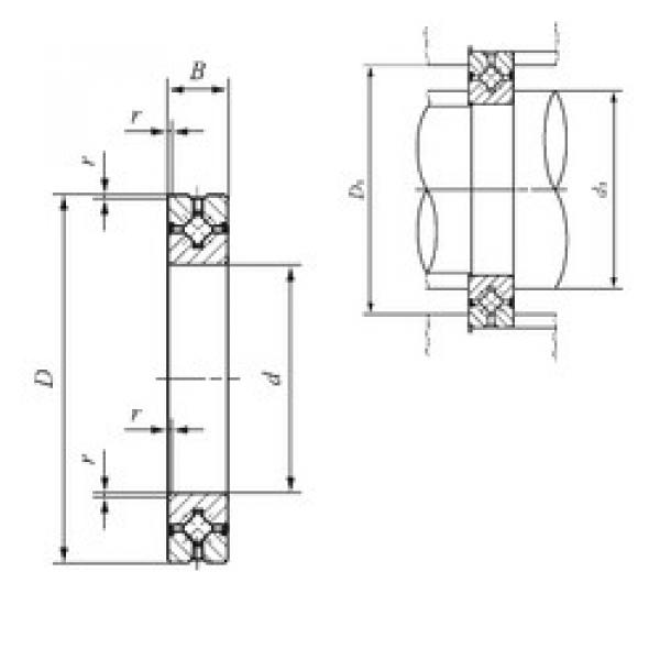 підшипник CRBH 11020 A UU IKO #1 image