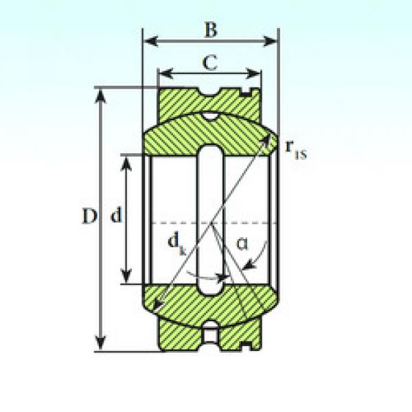 підшипник GE 120 XS K ISB #1 image